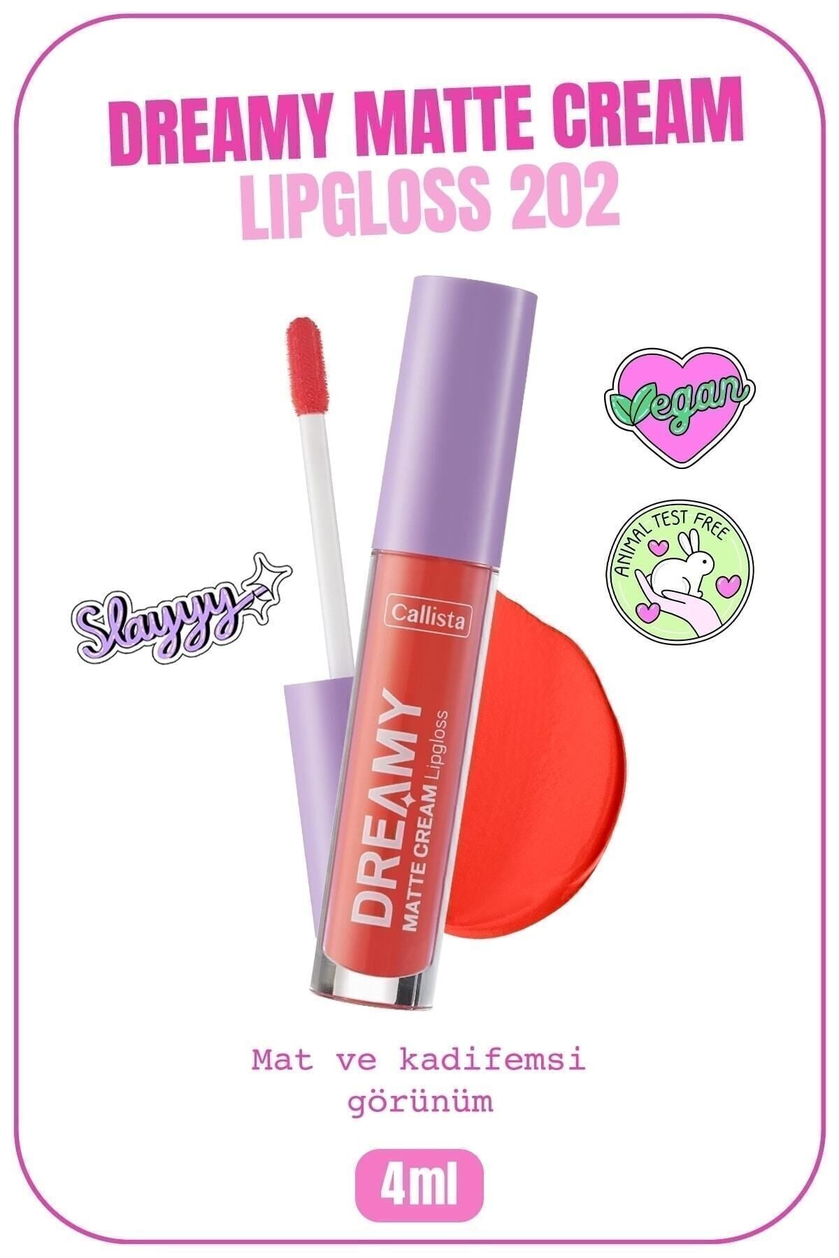 Dreamy Matte Cream Lipgloss- Callista Sun 202