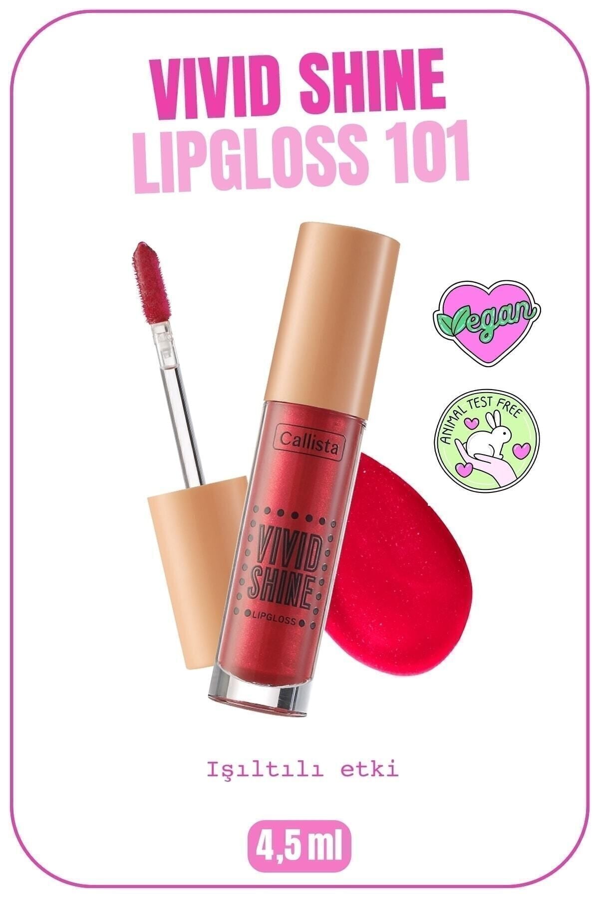 Vivid Shine Lipgloss- Drop Everything Red 101