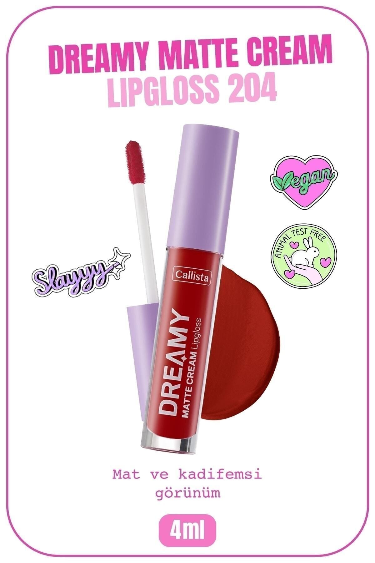 Dreamy Matte Cream Lipgloss- Hot Girl Check 204