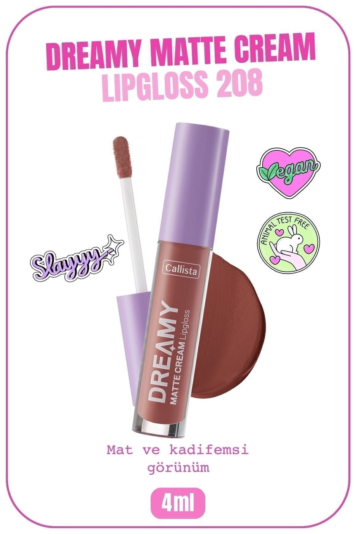 Dreamy Matte Cream Lipgloss- Front Row 208