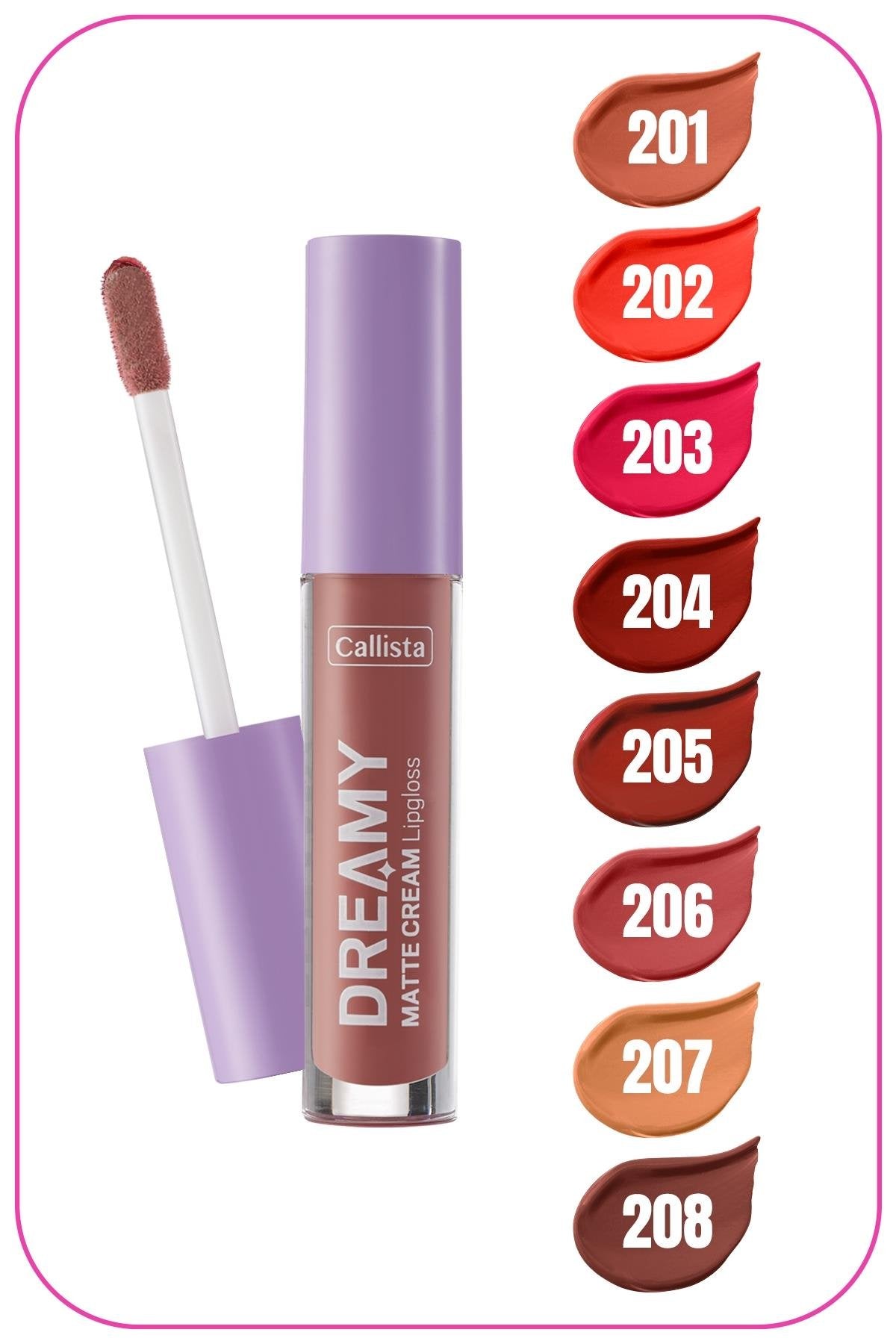 Dreamy Matte Cream Lipgloss- Front Row 208