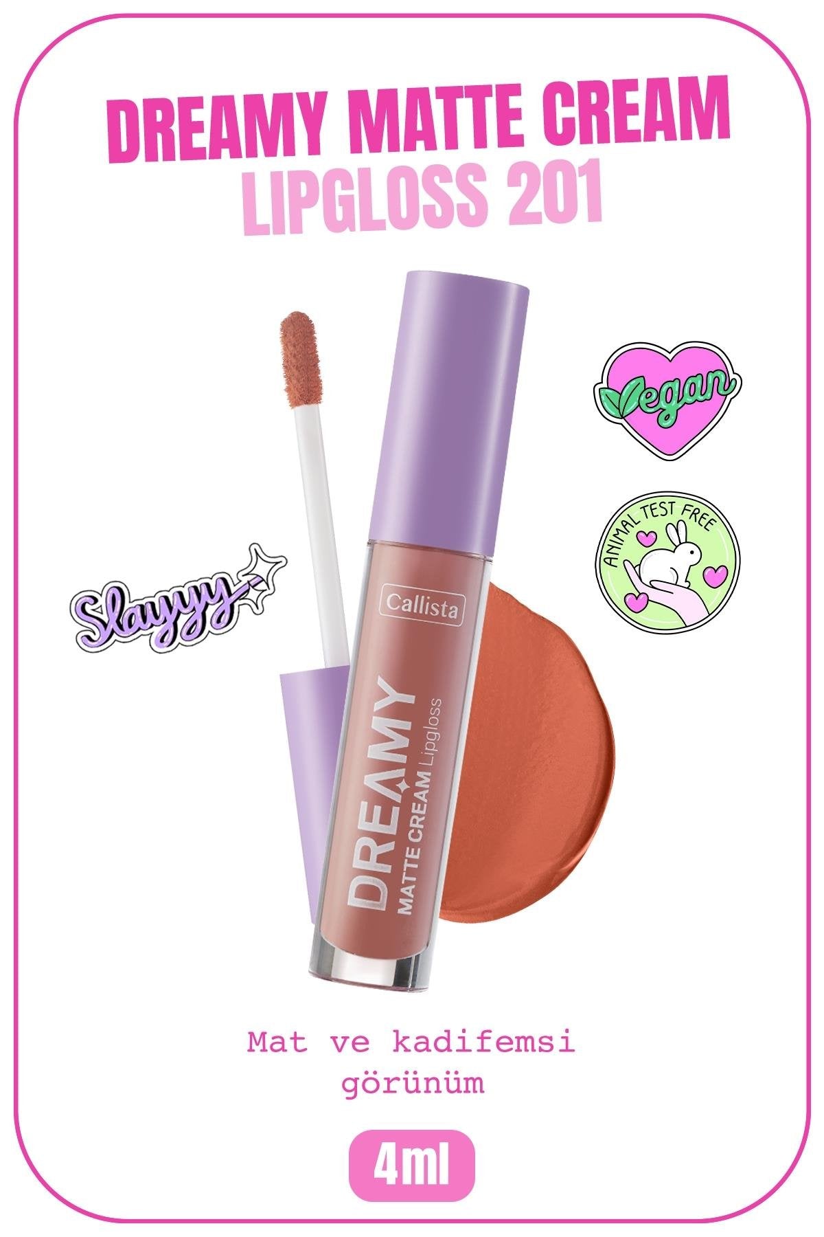 Dreamy Matte Cream Lipgloss- Choose love 201