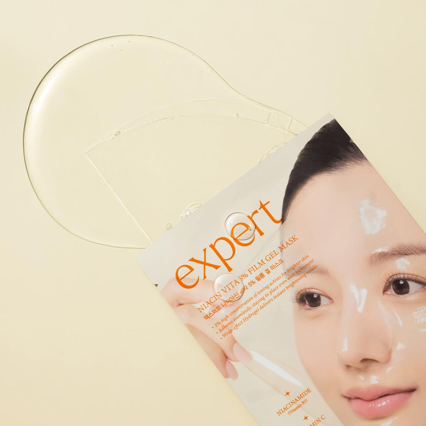 Expert Niacin Vita 5% Film Gel Mask Box 4 pcs
