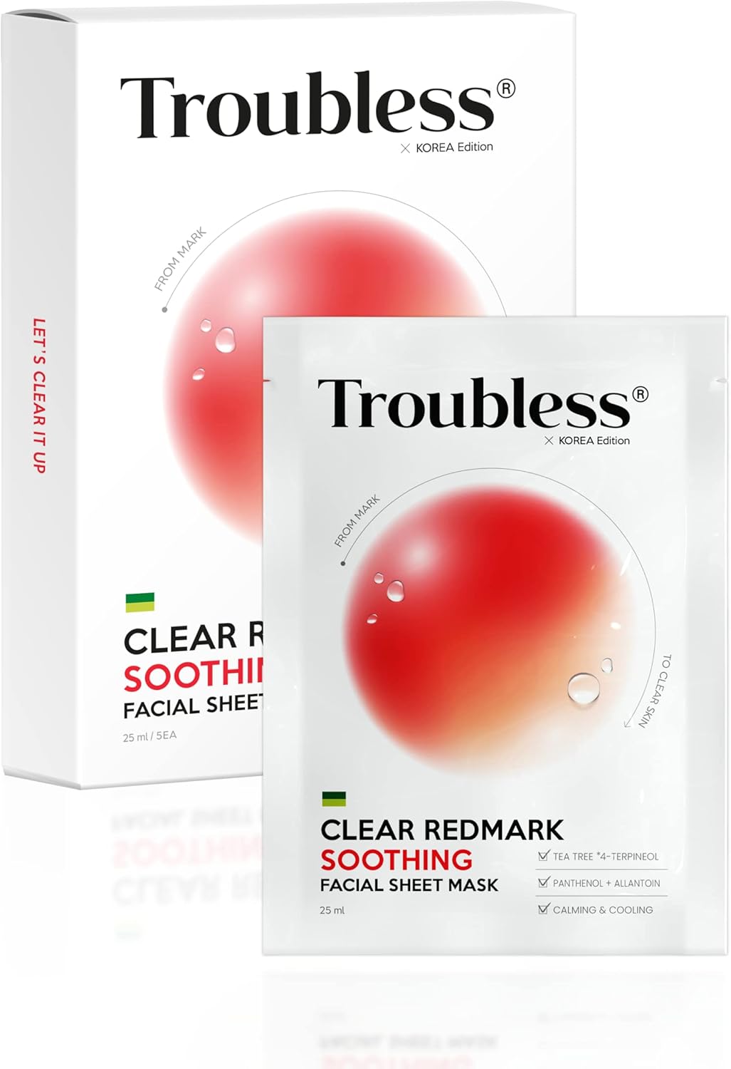Clear Redmark Soothing Mask 1pc