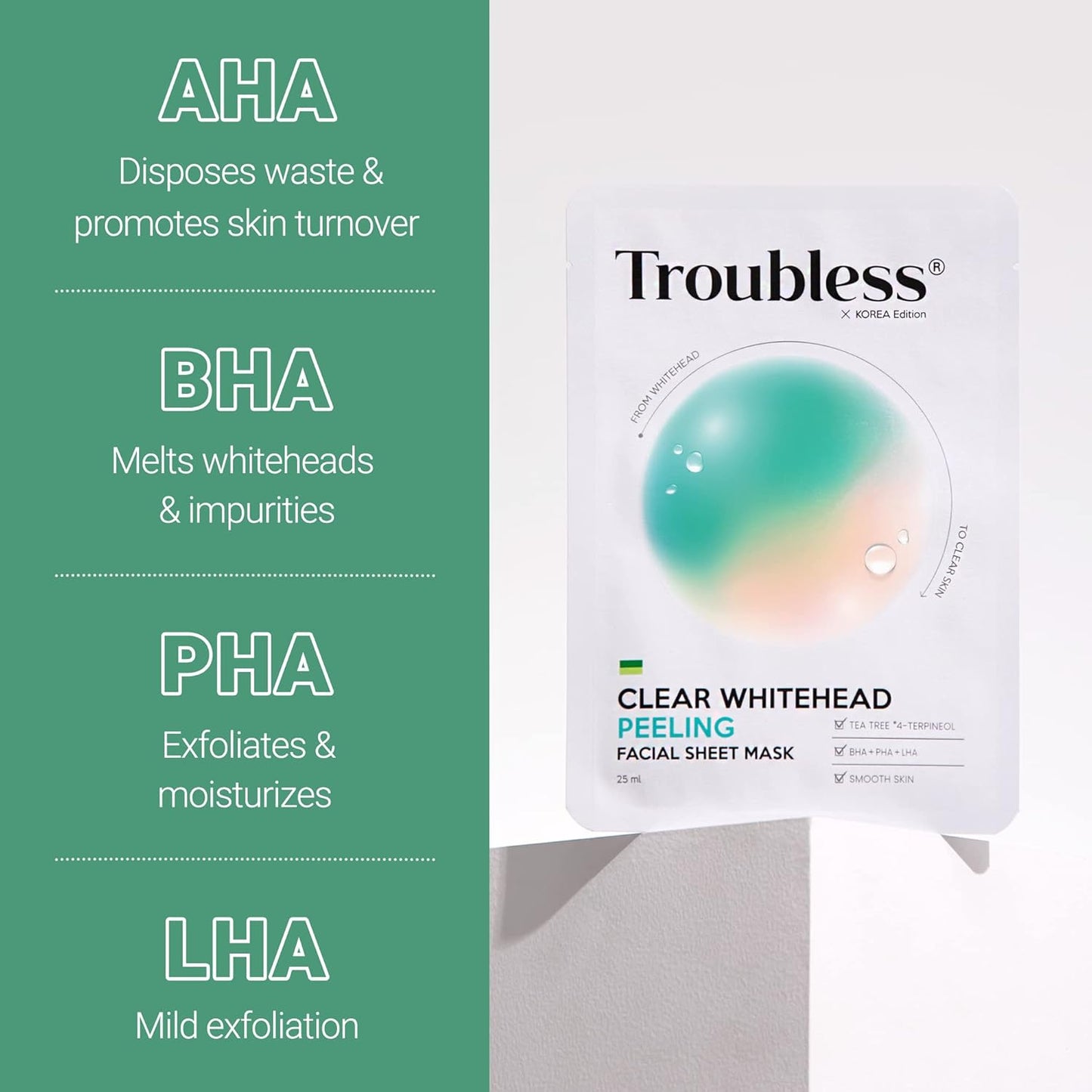 Clear Whitehead Peeling Mask 1pc