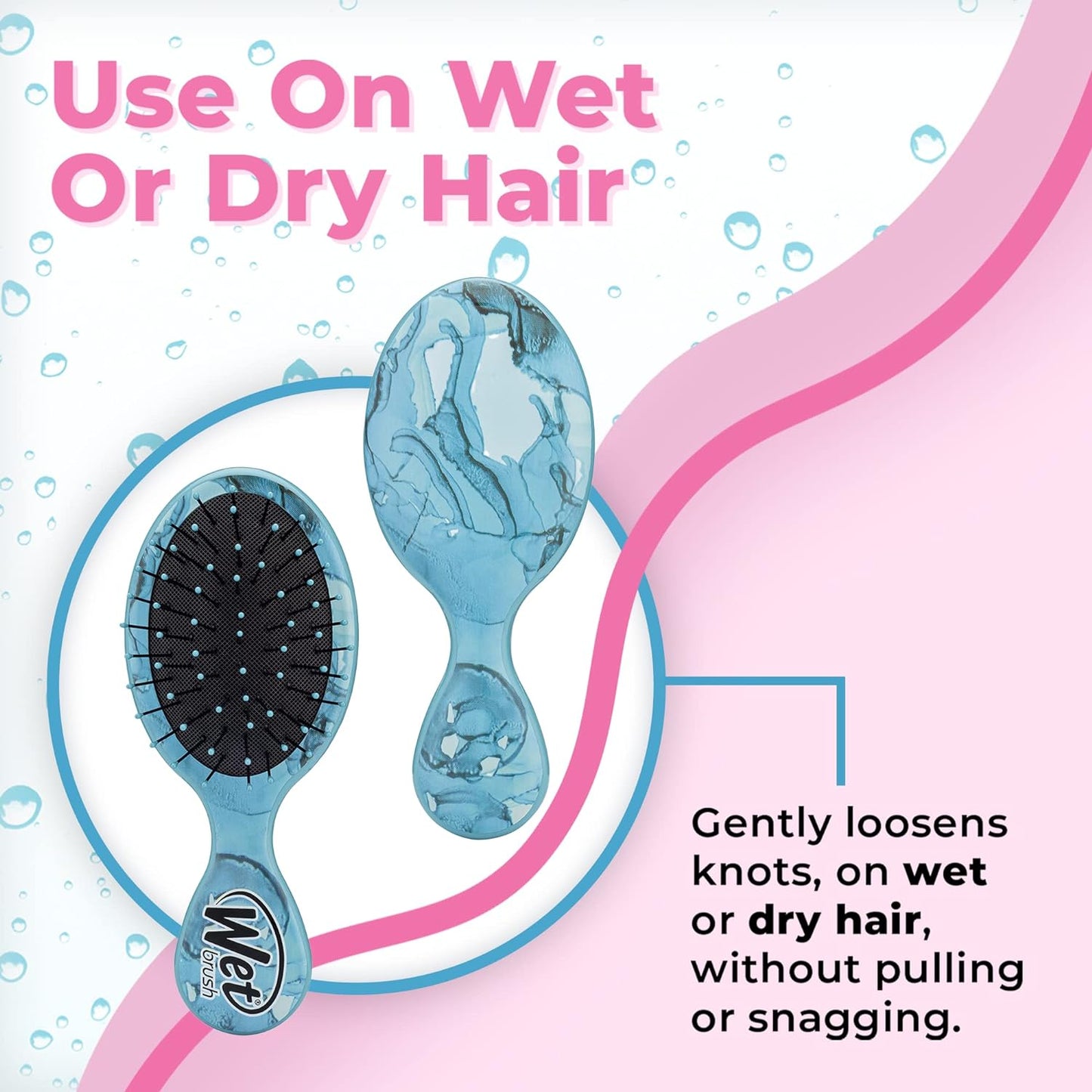 Terrain Texture Original Detangler Mini - Artic Blue