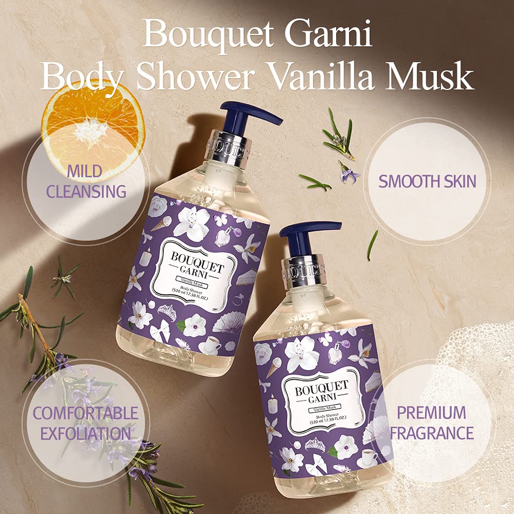 Fragranced Body Shower 520ml- Vanilla Musk
