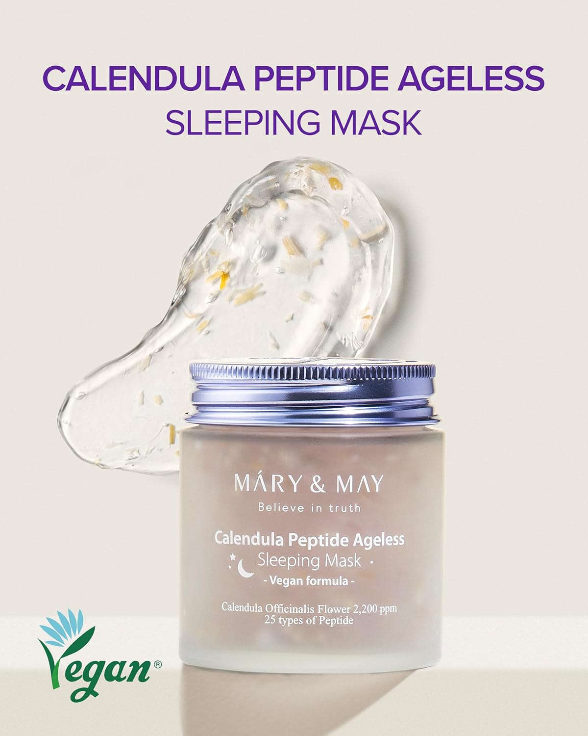 Rice Vegan Calendula Peptide Ageless Sleeping Mask 110g