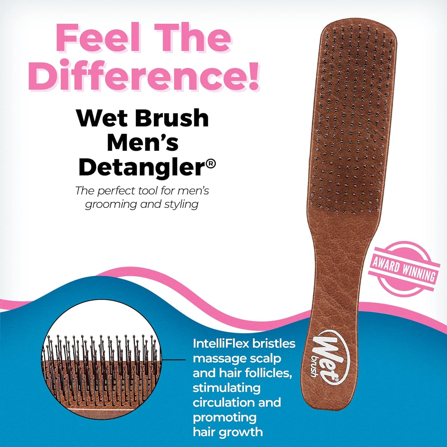 Pro Detangler for Men - Brown