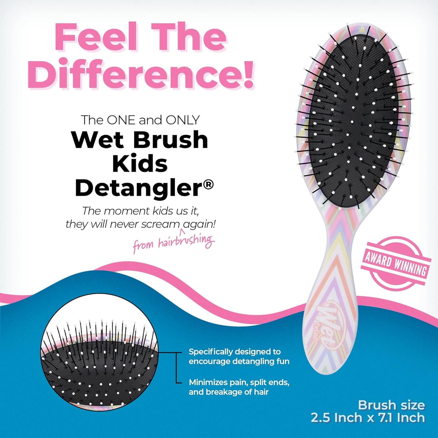 Kids Detangler - Stripe