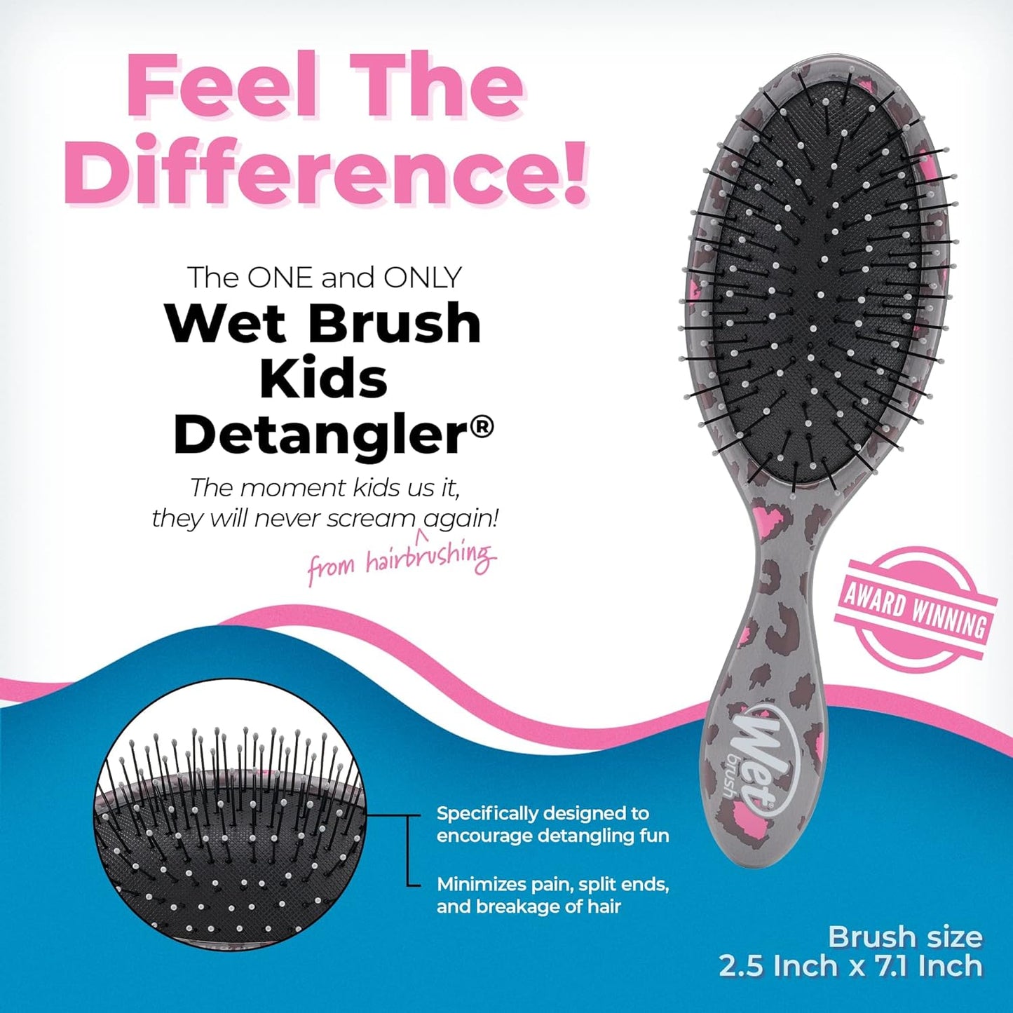 Kids Detangler - Hearts