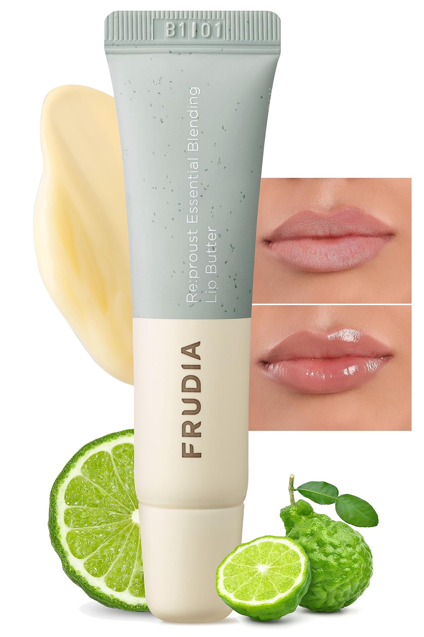 FRUDIA Lip Balm - Hydrating and Moisturizing, Oil-Based, Green Aroma