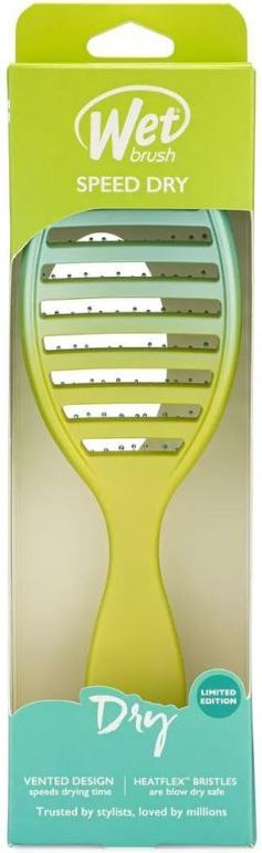 Speed Dry Hair Brush, Green/Blue Ombre - Vented