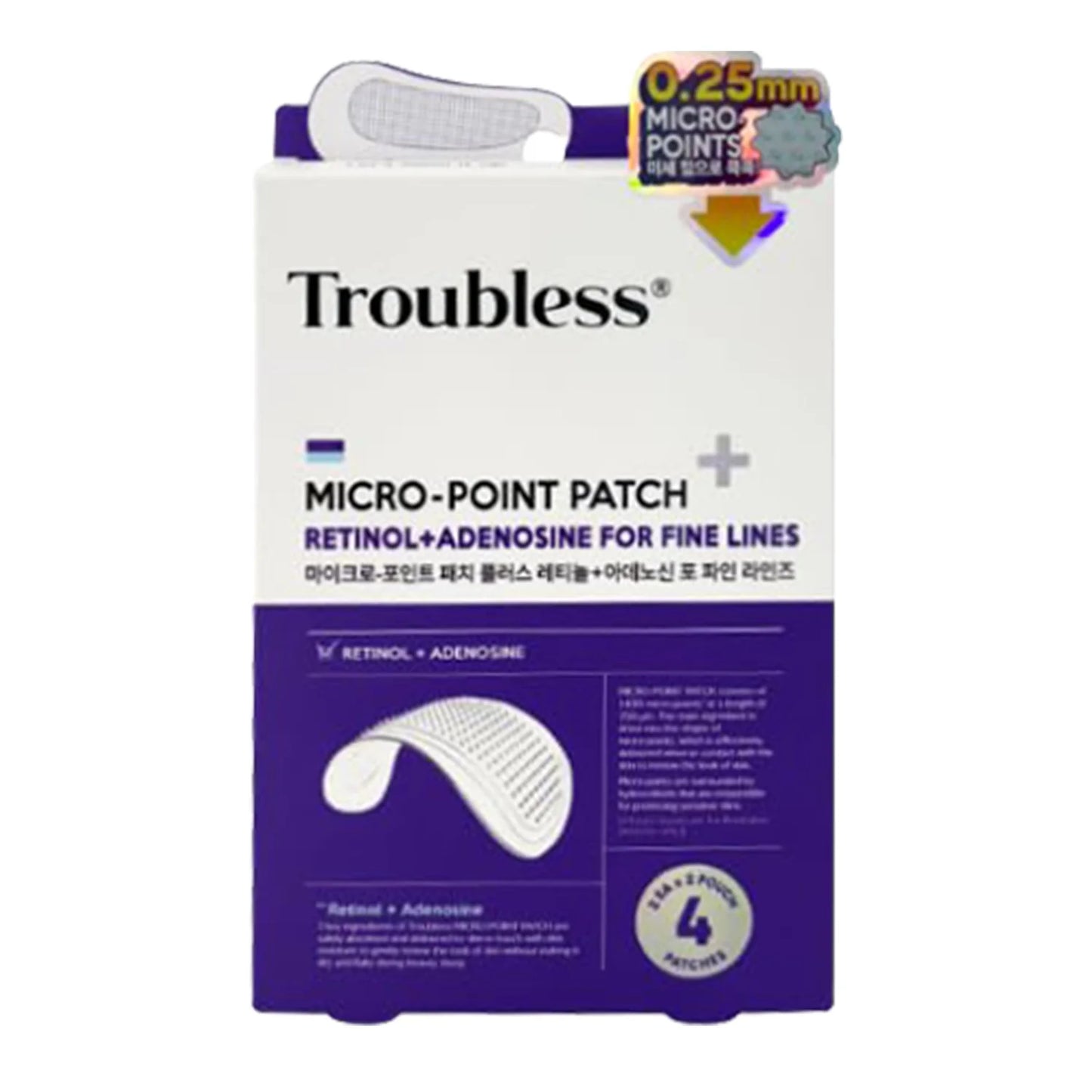 Micro-Point Patch Plus Retinol + Adenosine - 4 patches