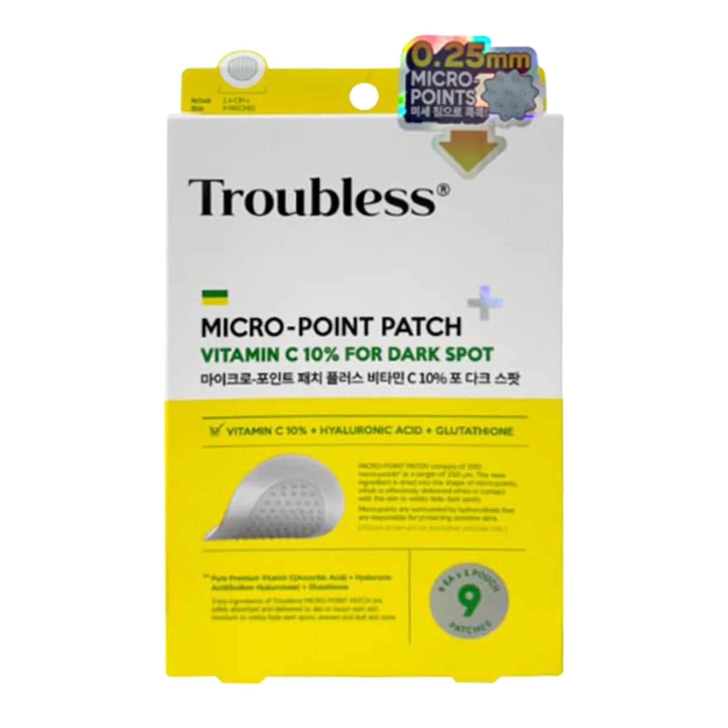 Micro-Point Patch Plus Vitamin C 10% - 9 patches