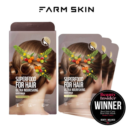 Superfood For Hair Ultra Moisturizing Hair Mask Set (Blackberry)