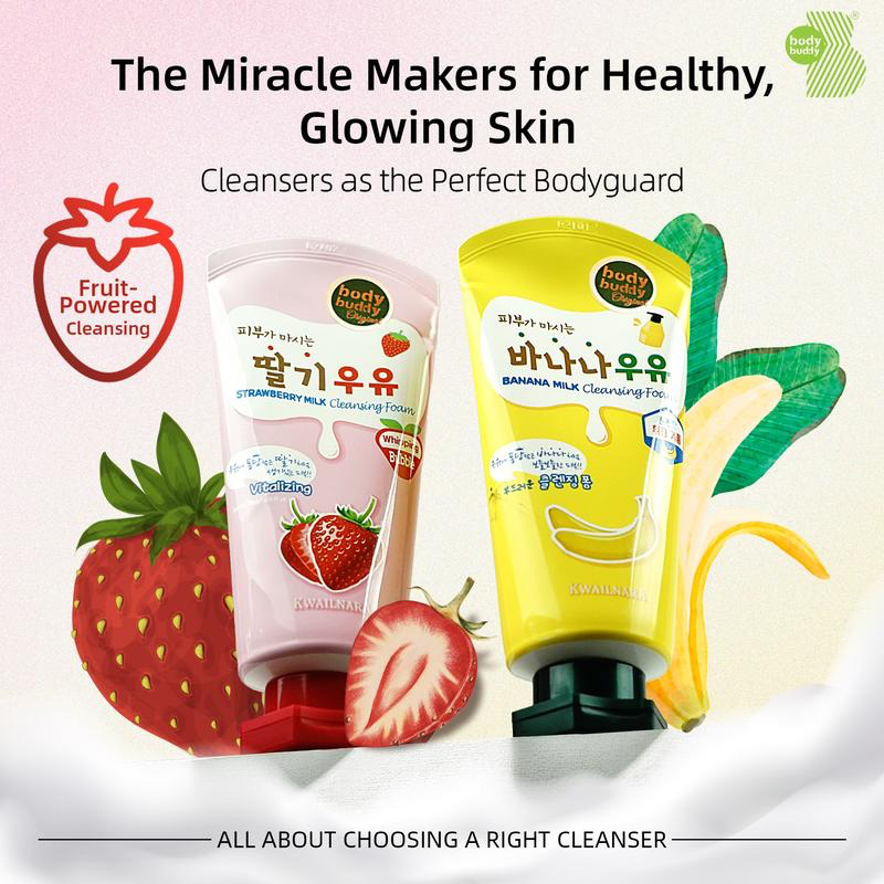 Milk Cleansing Foam 120ml- Strawberry