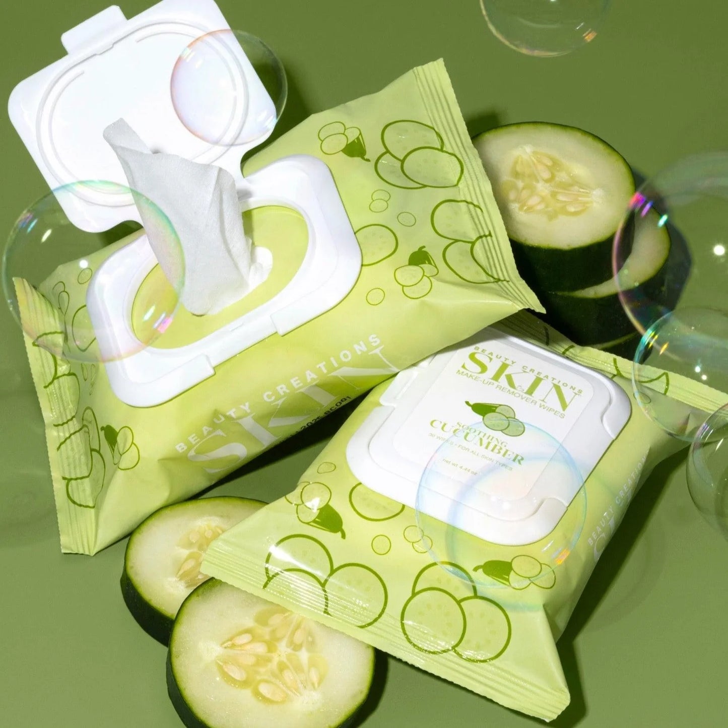 Make-Up Remover Wipes- CUCUMBER - Soothing