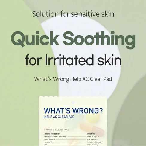 What′s Wrong Help AC Clear Pad Quick Soothing