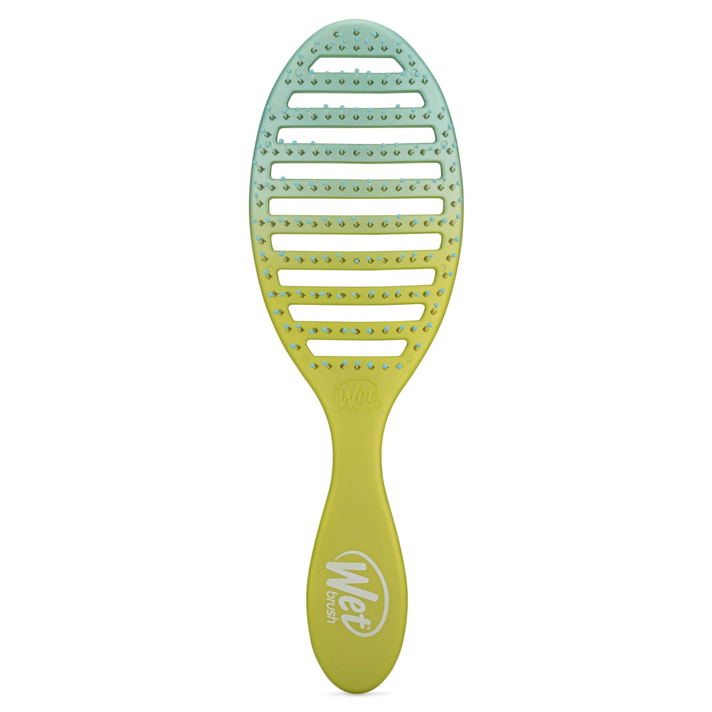 Speed Dry Hair Brush, Green/Blue Ombre - Vented