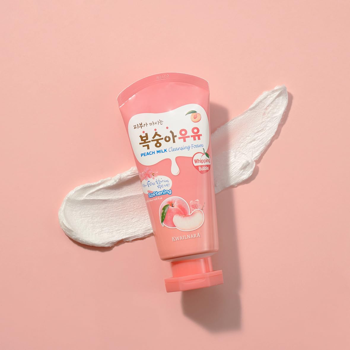 Peach Milk Cleansing Foam 120ml
