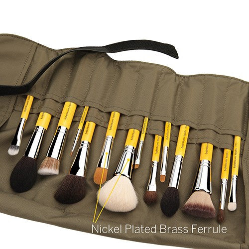 Studio The Collection 14pc. Brush Set with Roll-up Pouch