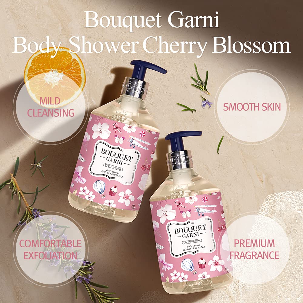 Fragranced Body Shower 520ml- Cherry Blossom