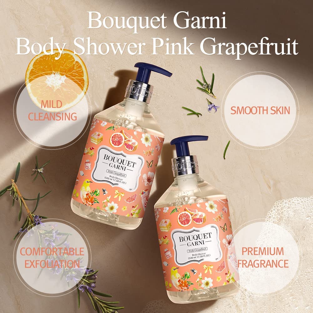 Fragranced Body Shower 520ml-Pink Grapefruit