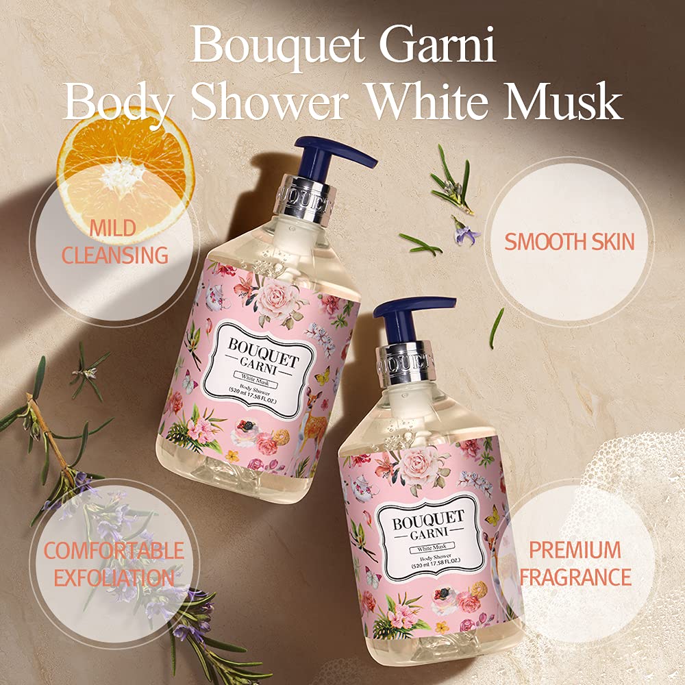 Fragranced Body Shower 520ml- White Musk
