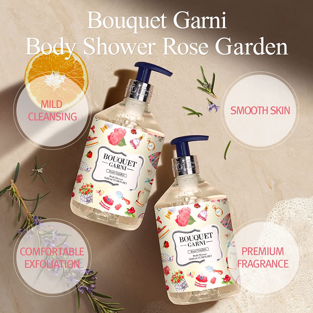 Fragranced Body Shower 520ml- Rose Garden