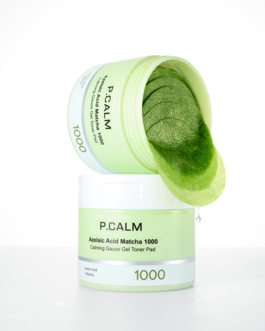 Azelaic Acid Matcha 1000 Calming Gauze Gel Toner Pad