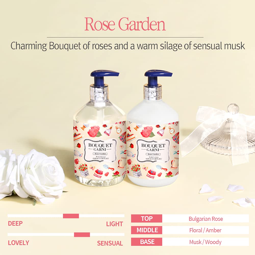 Fragranced Body Shower 520ml- Rose Garden