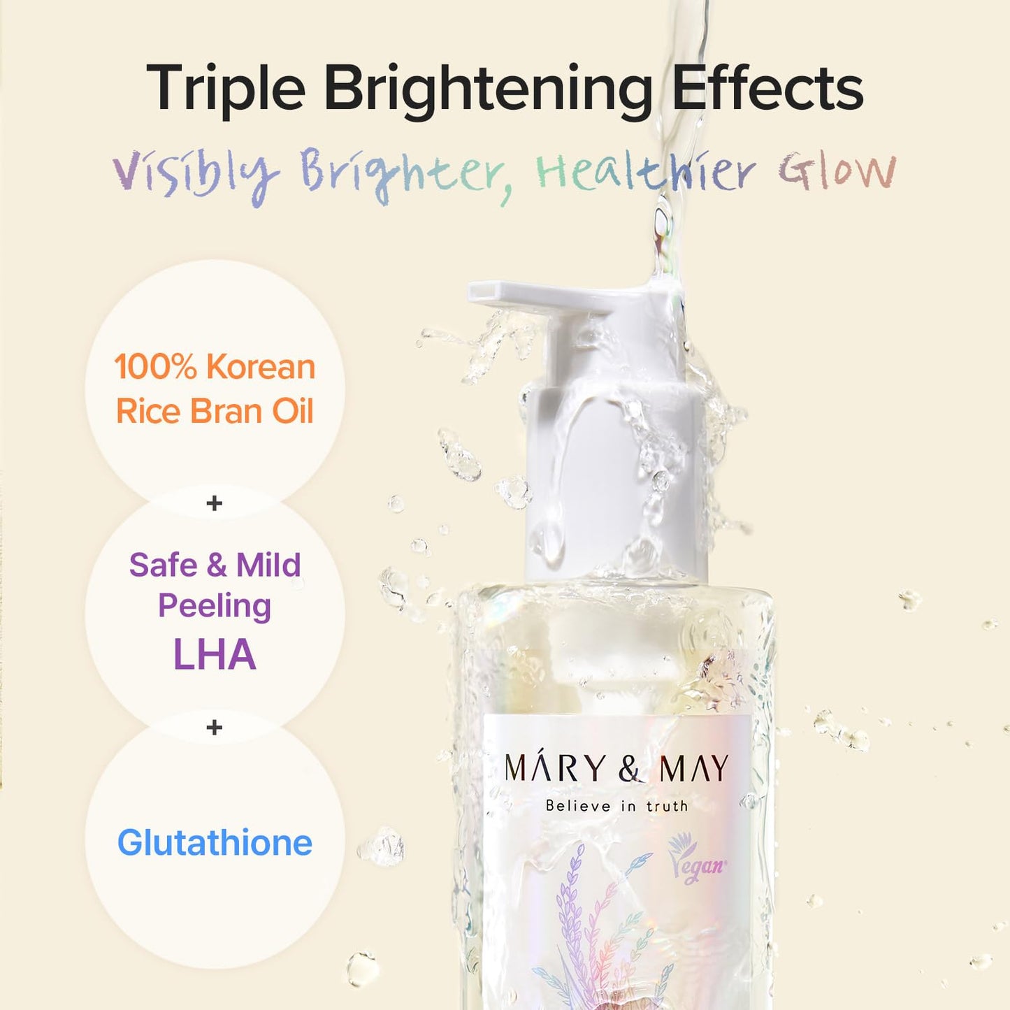 Rice Glutathione LHA Cleansing Oil 200ml