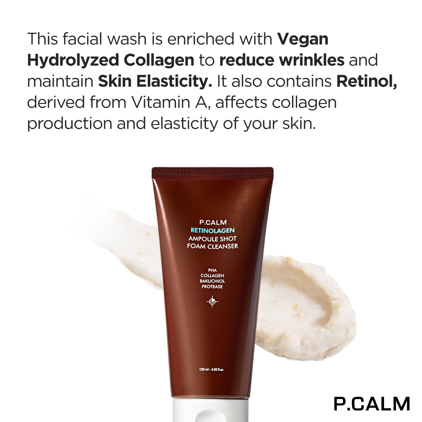 Retinolagen Ampoule Shot Foam Cleanser 120ml