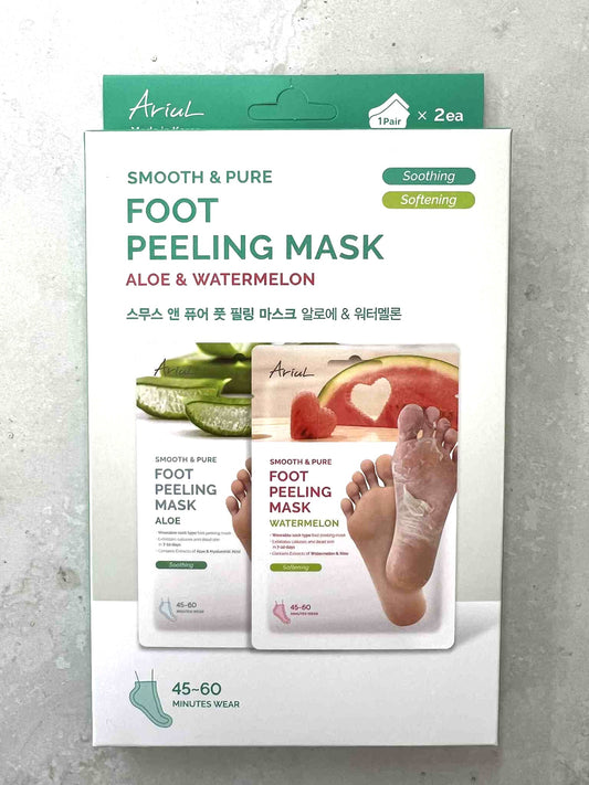 Foot Peeling Mask- Aloe & Watermelon 2pc