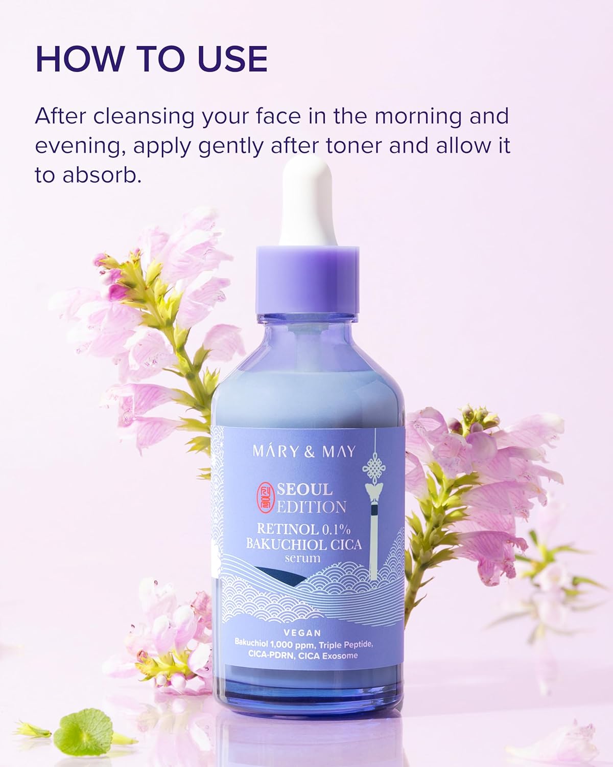 Retinol 0.1% Bakuchiol Cica Serum 80ml