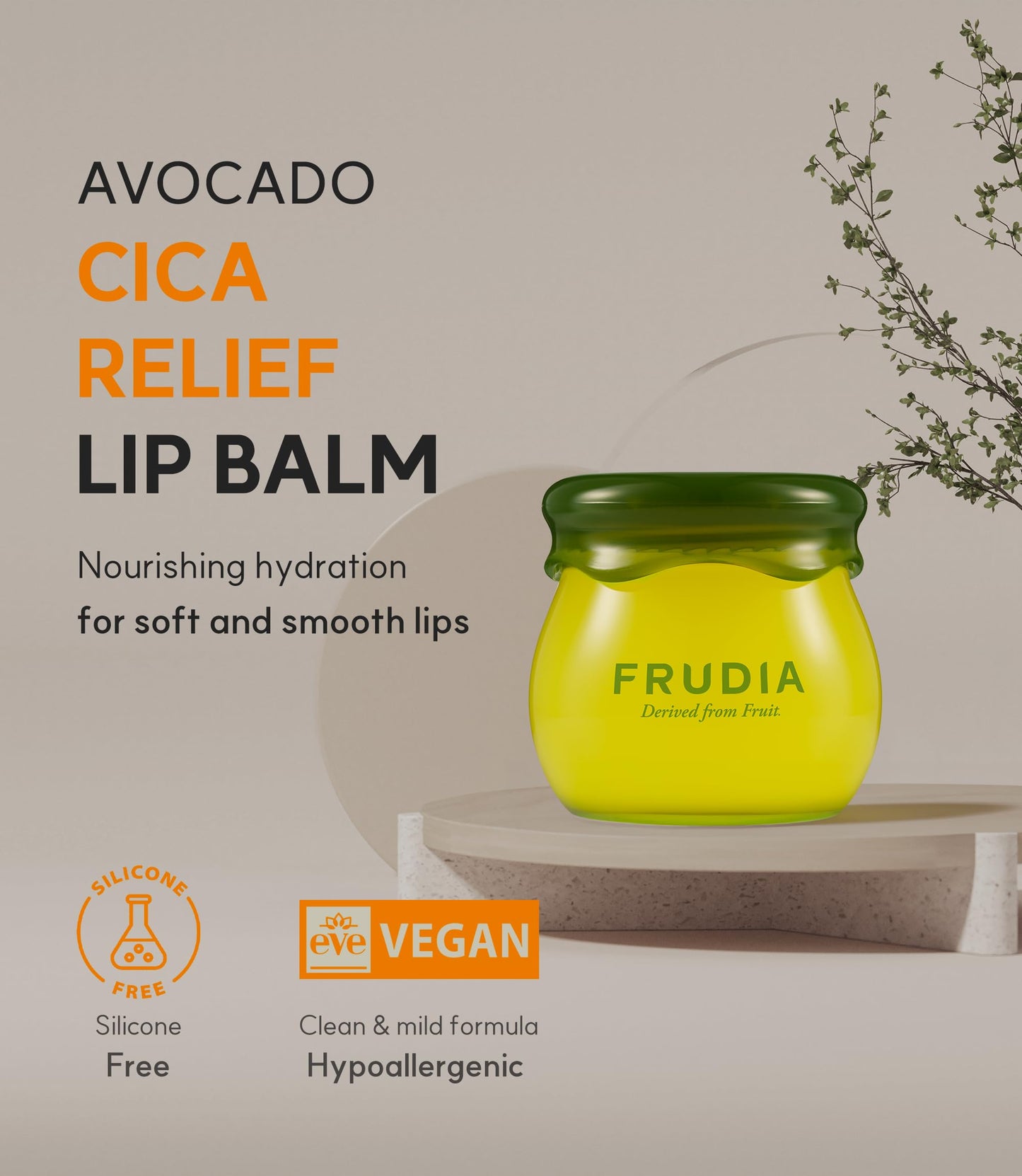Avocado Cica Relief Lip Balm