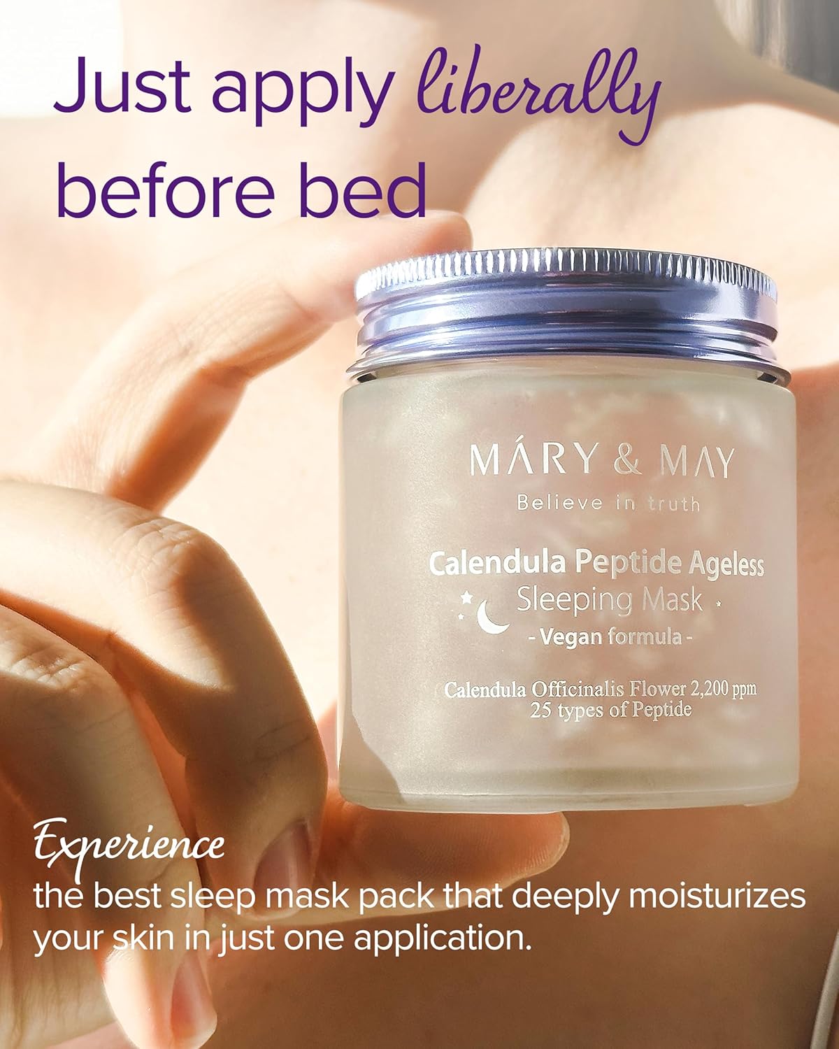 Rice Vegan Calendula Peptide Ageless Sleeping Mask 110g