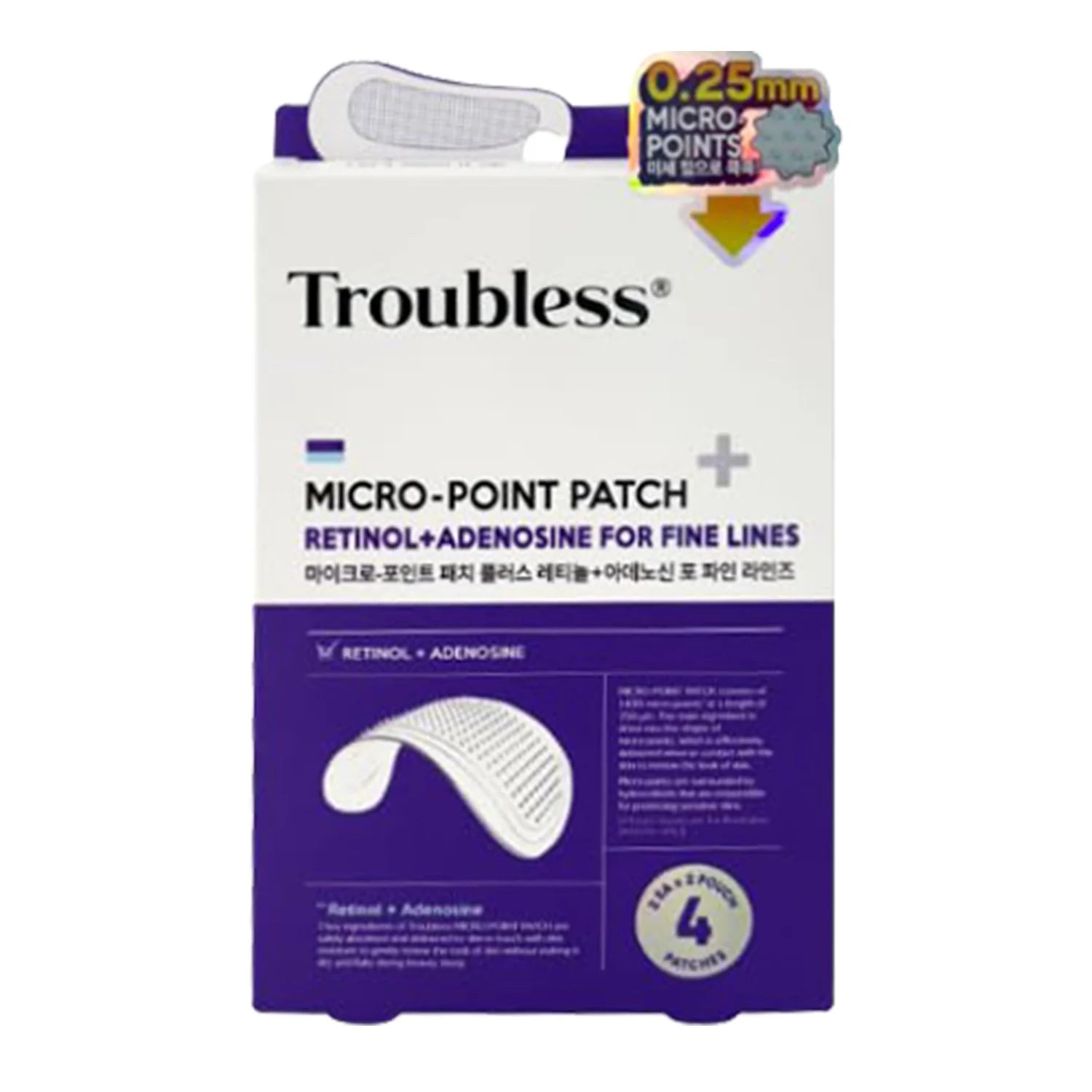 Micro-Point Patch Plus Retinol + Adenosine - 4 patches – Degjin Beauty