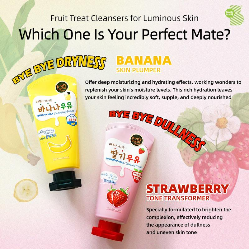 Milk Cleansing Foam 120ml- Strawberry