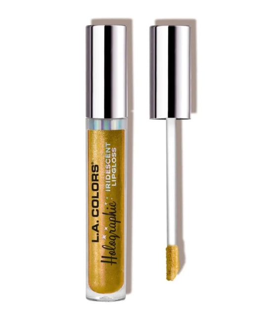 LA COLORS HOLOGRAPHIC IRIDESCENT LIPGLOSS(422-gold rush)