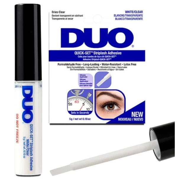 DUO QUICK-SET STRIP LASH ADHESIVE — CLEAR