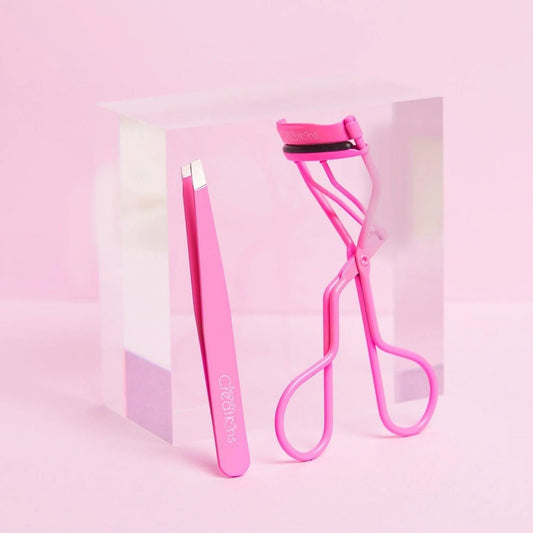 Eyelash Curler and Tweezer Set