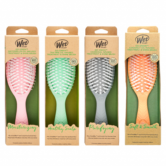 Go Green Oil Infused Treatment and Shine Brush