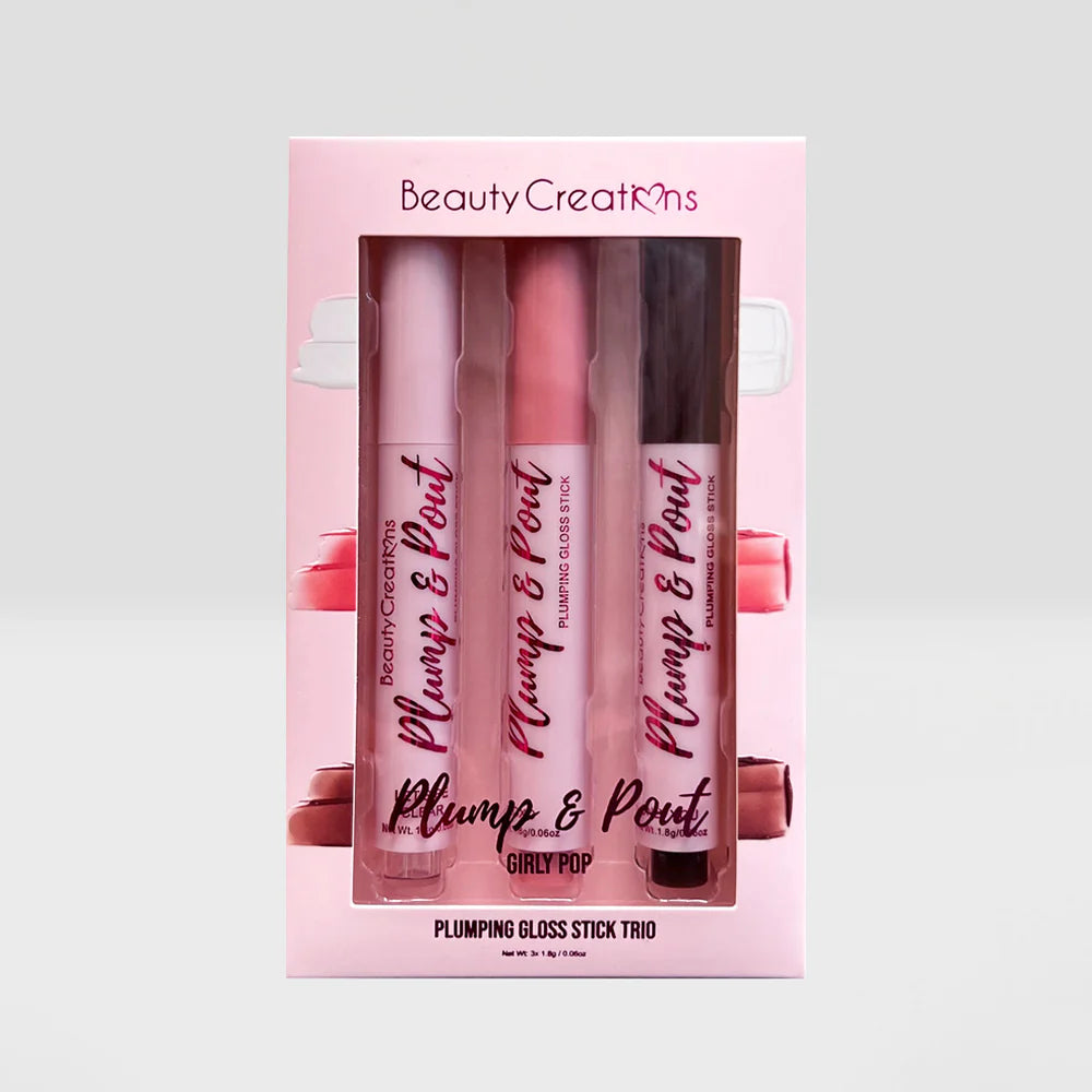Plump & Pout Plumping Gloss Stick Trio