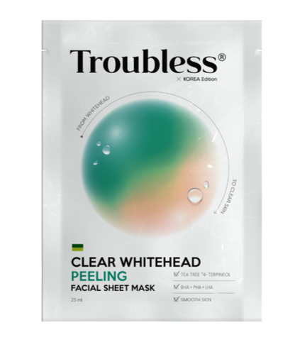 Troubles Clear Whitehead Peeling Facial Soothing Mask 1pc