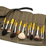 Studio The Collection 14pc. Brush Set with Roll-up Pouch