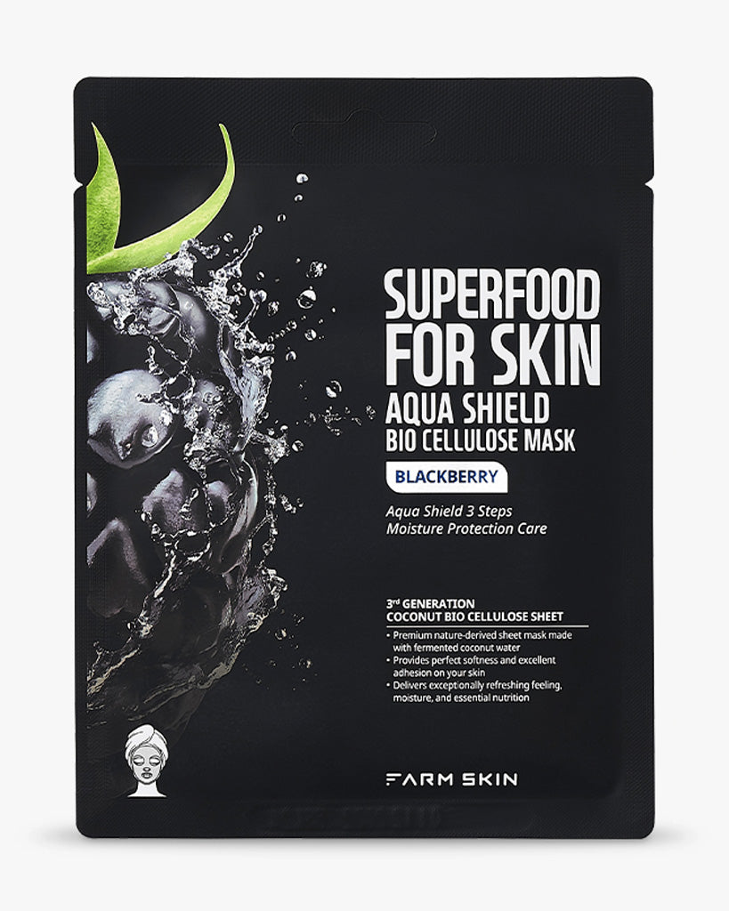 Superfood Biocellulose Mask - Blackberry