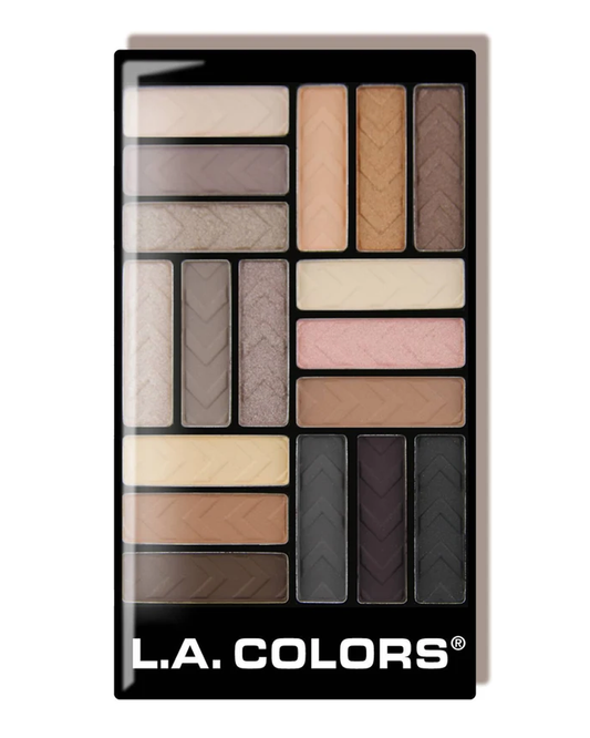 18 Color Eyeshadow Palette - Downtown Brown