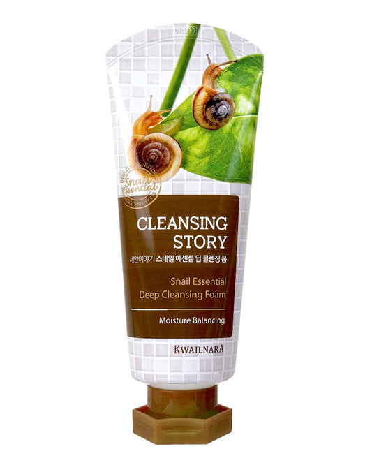 Cleansing Story Snail Essential Foam Cleanser 120гр